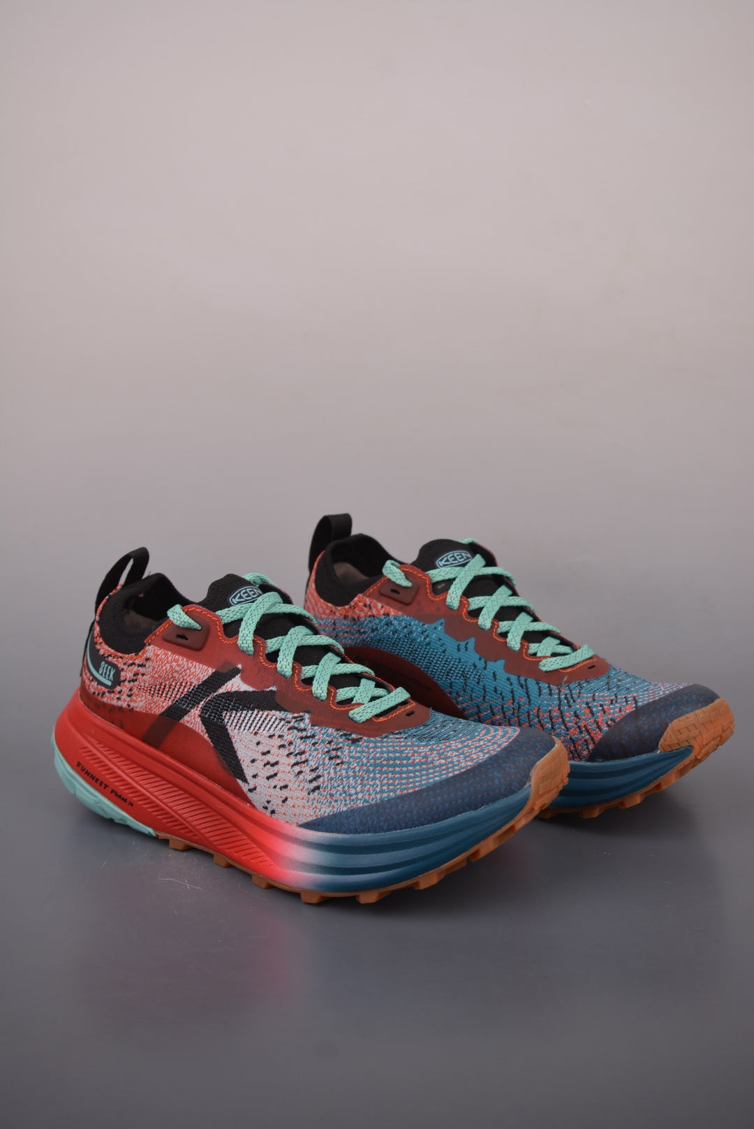 KEEN Seek Trail Running Shoe "Grenadine / Ocean Depths"